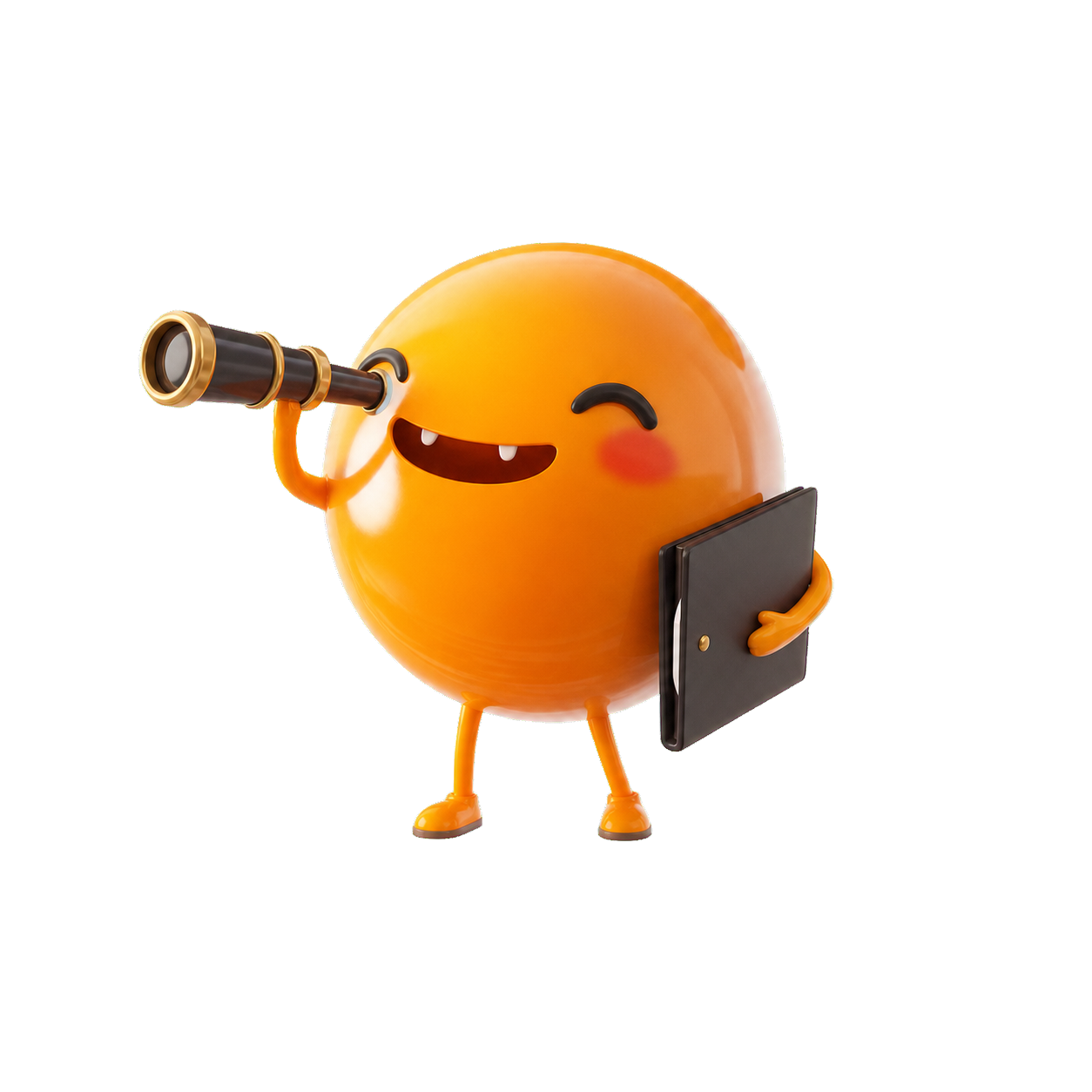 Baldspot business development mascot